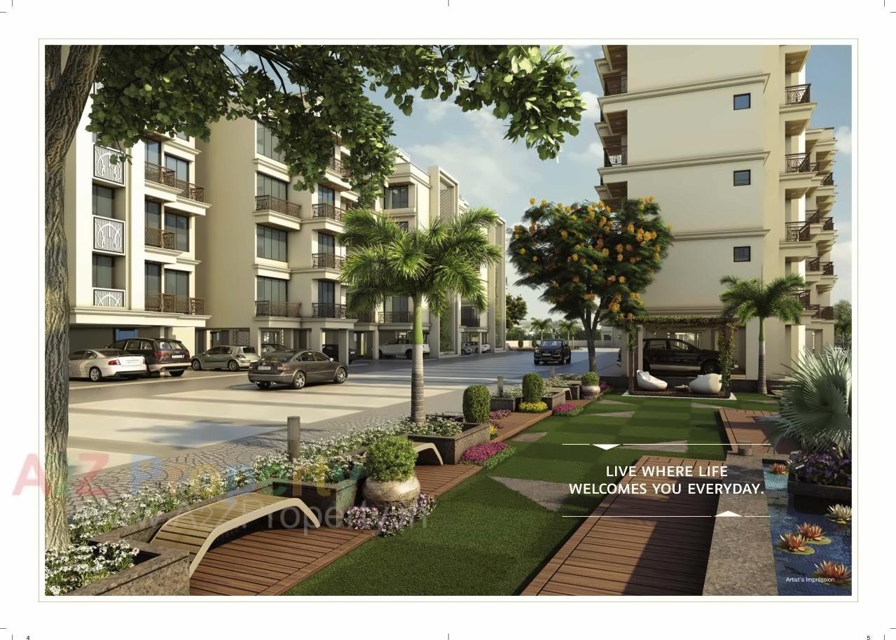3D Elevation of real estate project Siddhivinayak Garima located at Koyana-velhe, Raigarh, Maharashtra