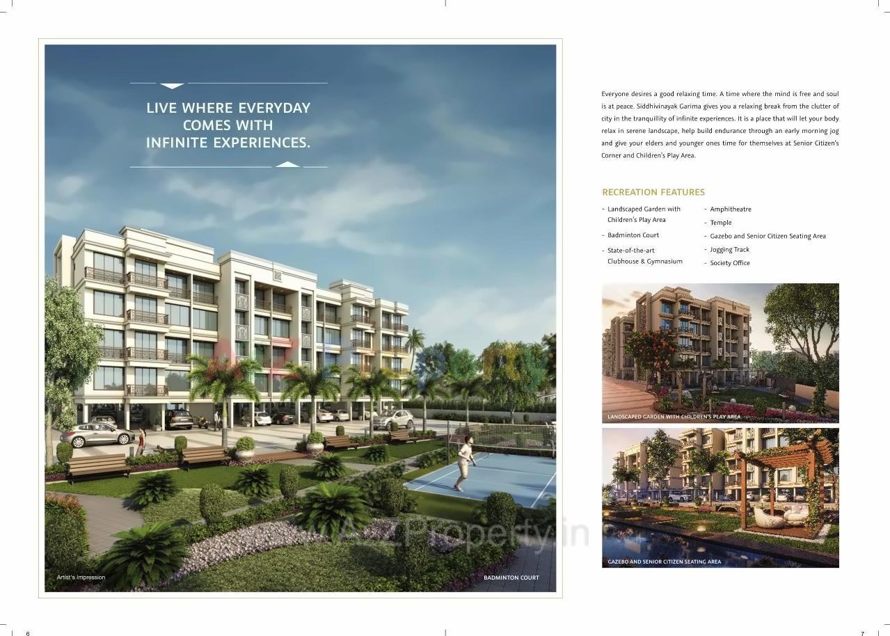 3D Elevation of real estate project Siddhivinayak Garima located at Koyana-velhe, Raigarh, Maharashtra