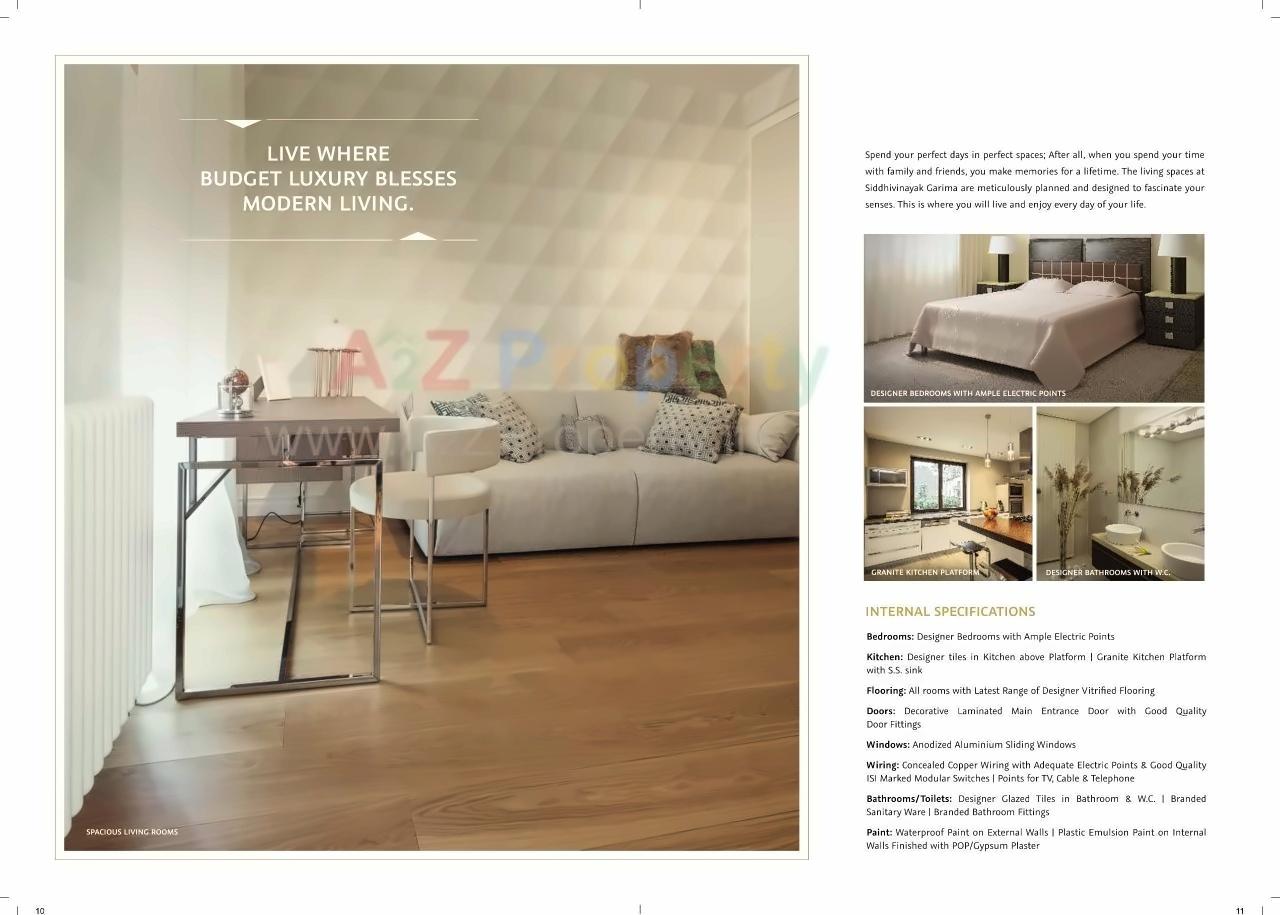  of real estate project Siddhivinayak Garima located at Koyana-velhe, Raigarh, Maharashtra