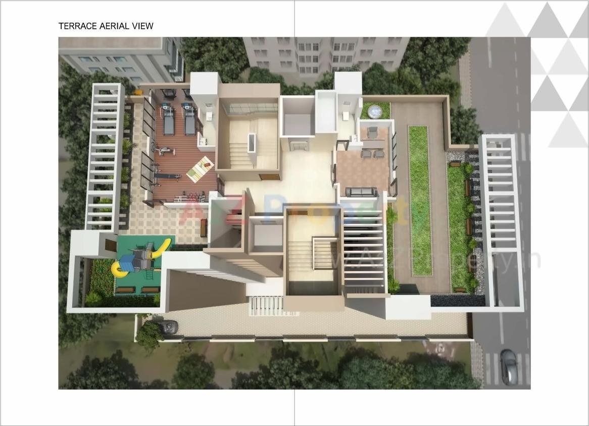 Layout of real estate project Siddhivinayak Solitaire located at Ulawe, Raigarh, Maharashtra