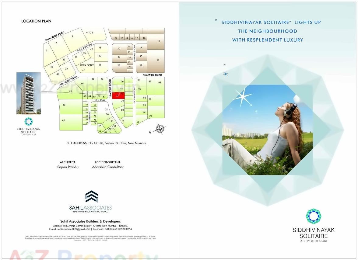  of real estate project Siddhivinayak Solitaire located at Ulawe, Raigarh, Maharashtra