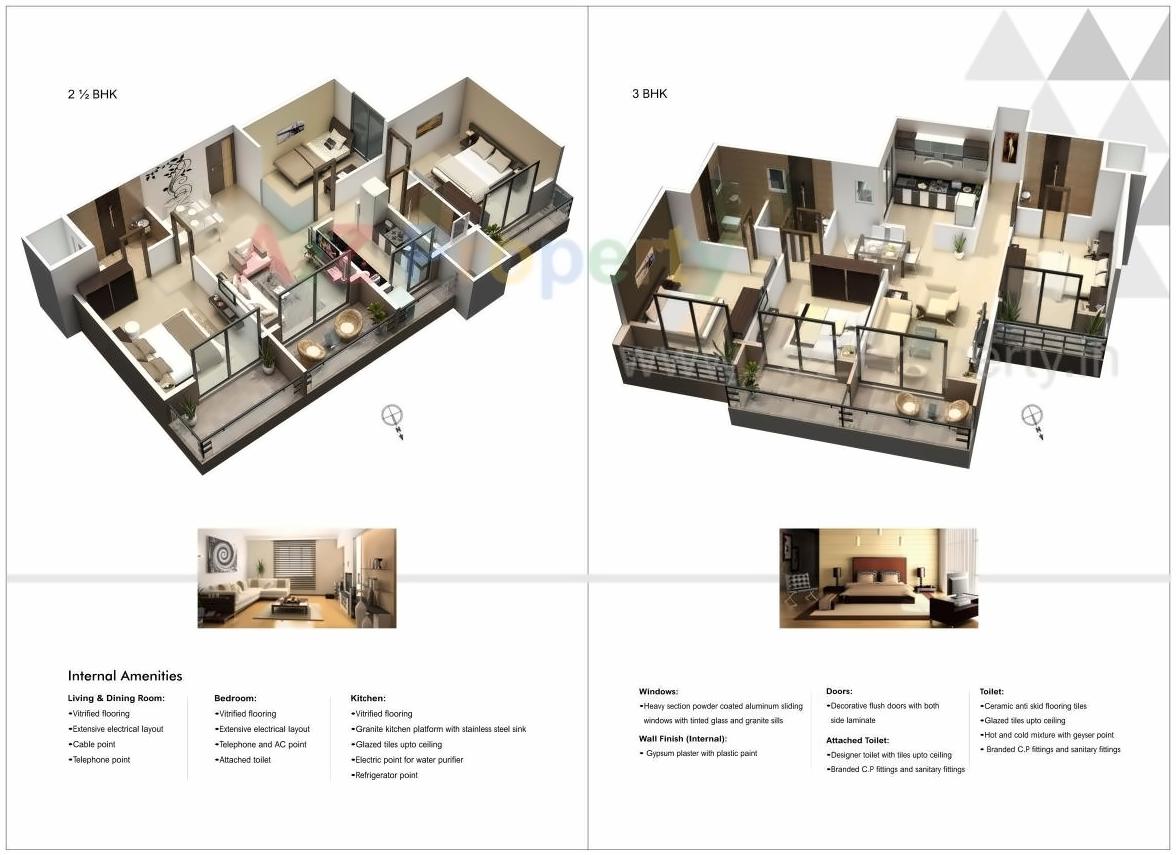 Layout of real estate project Siddhivinayak Solitaire located at Ulawe, Raigarh, Maharashtra