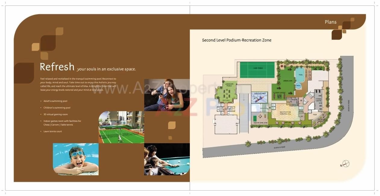Layout of real estate project Siddhivinayak Utopia located at Ulawe, Raigarh, Maharashtra
