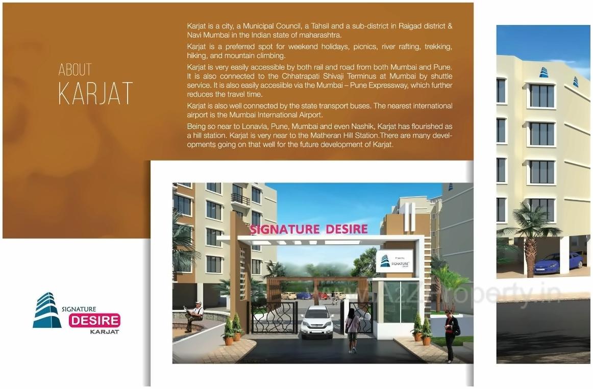  of real estate project Signature Desire located at Haliwali, Raigarh, Maharashtra