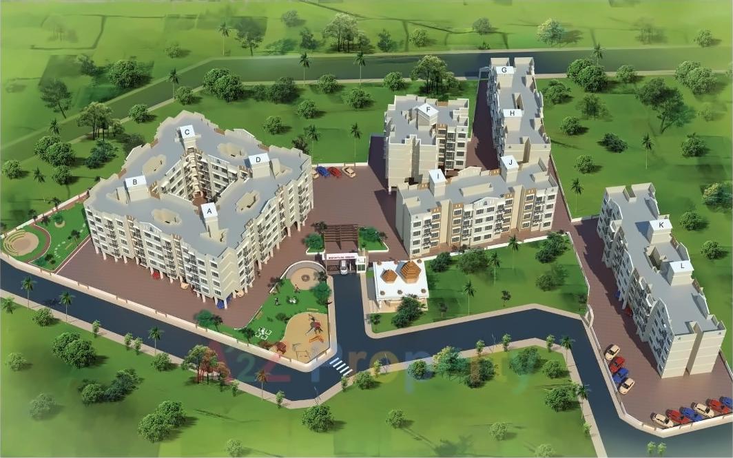 3D Elevation of real estate project Signature Desire located at Haliwali, Raigarh, Maharashtra