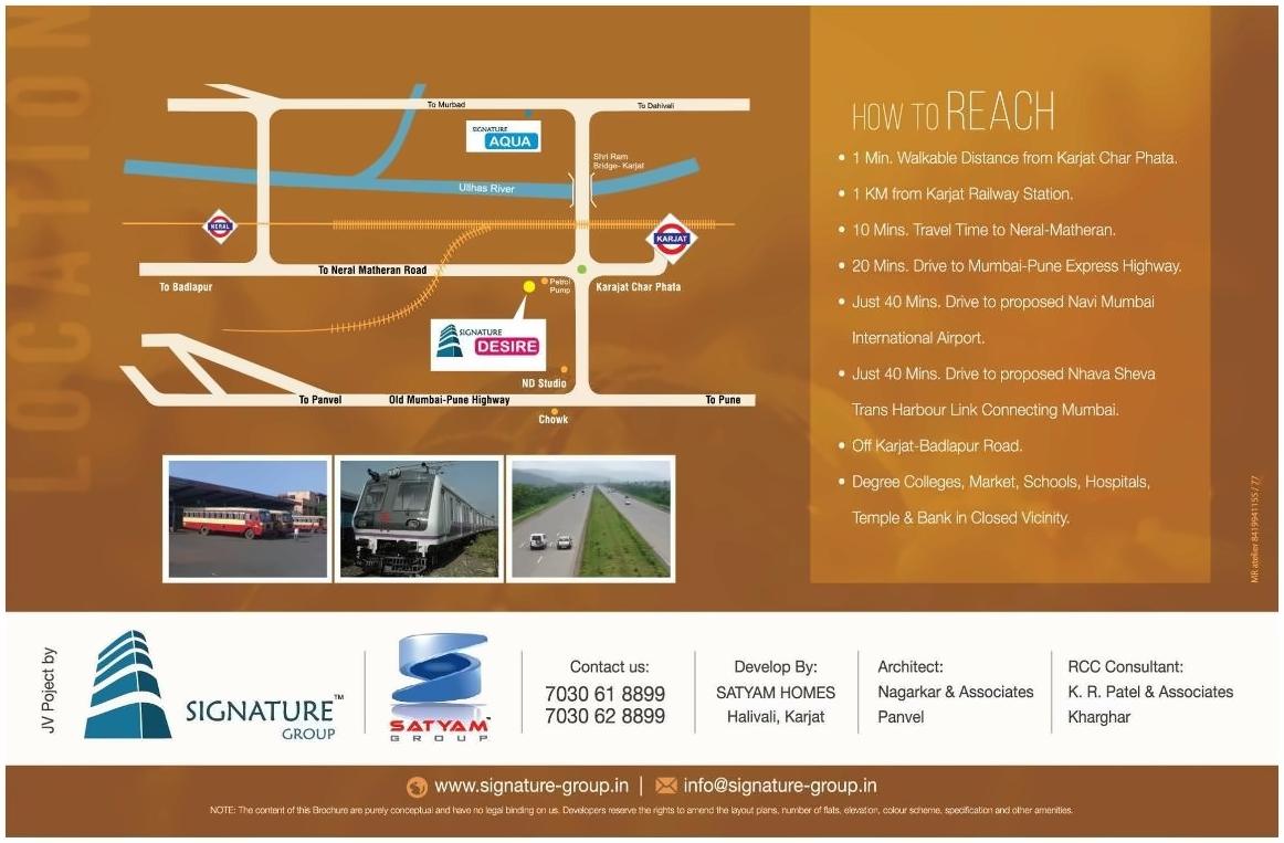  of real estate project Signature Desire located at Haliwali, Raigarh, Maharashtra