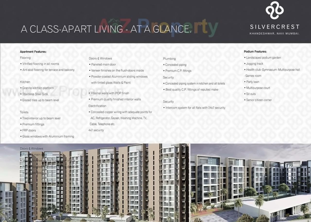  of real estate project Silver Crest located at Kamothe, Raigarh, Maharashtra