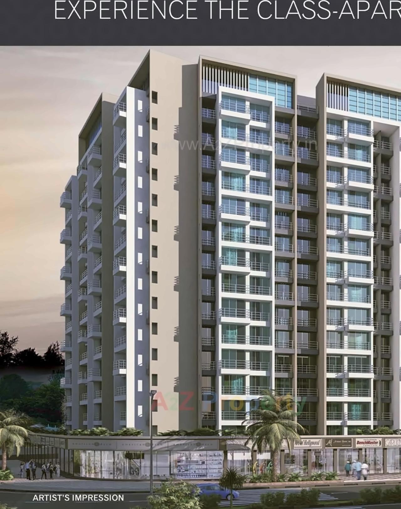 3D Elevation of real estate project Silver Crest located at Kamothe, Raigarh, Maharashtra