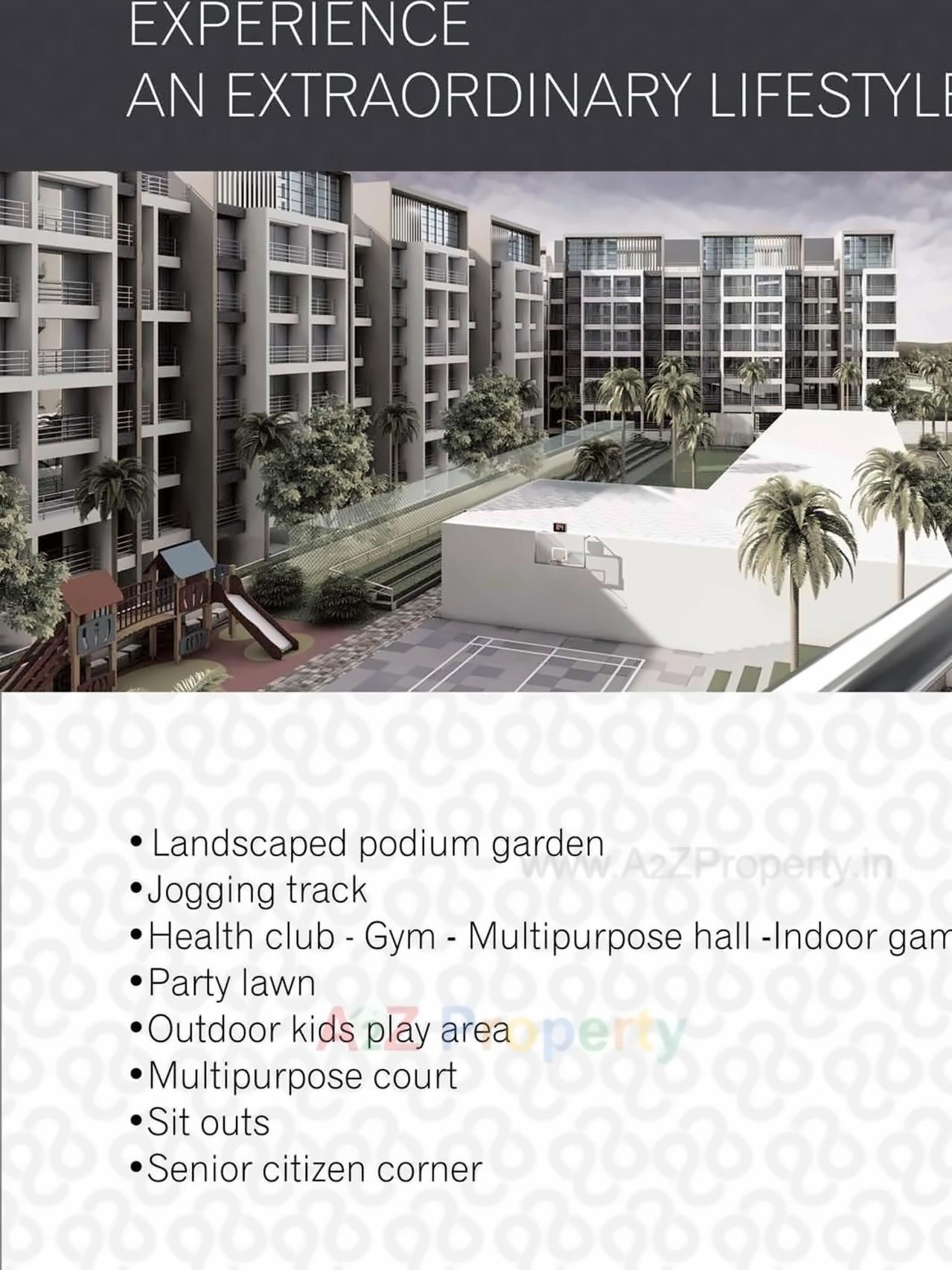 3D Elevation of real estate project Silver Crest located at Kamothe, Raigarh, Maharashtra