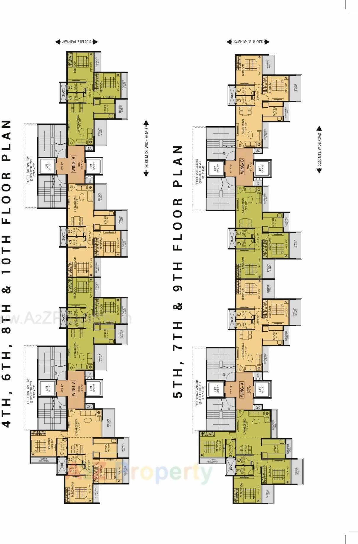 Layout of real estate project Solitaire located at New-panvel, Raigarh, Maharashtra