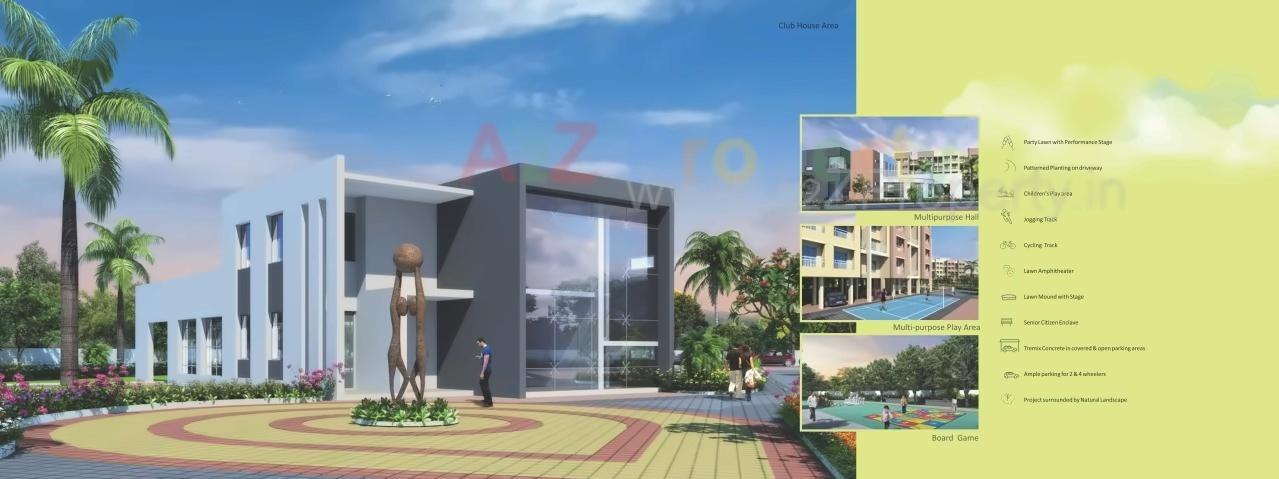 3D Elevation of real estate project Sparsh located at Shedung, Raigarh, Maharashtra