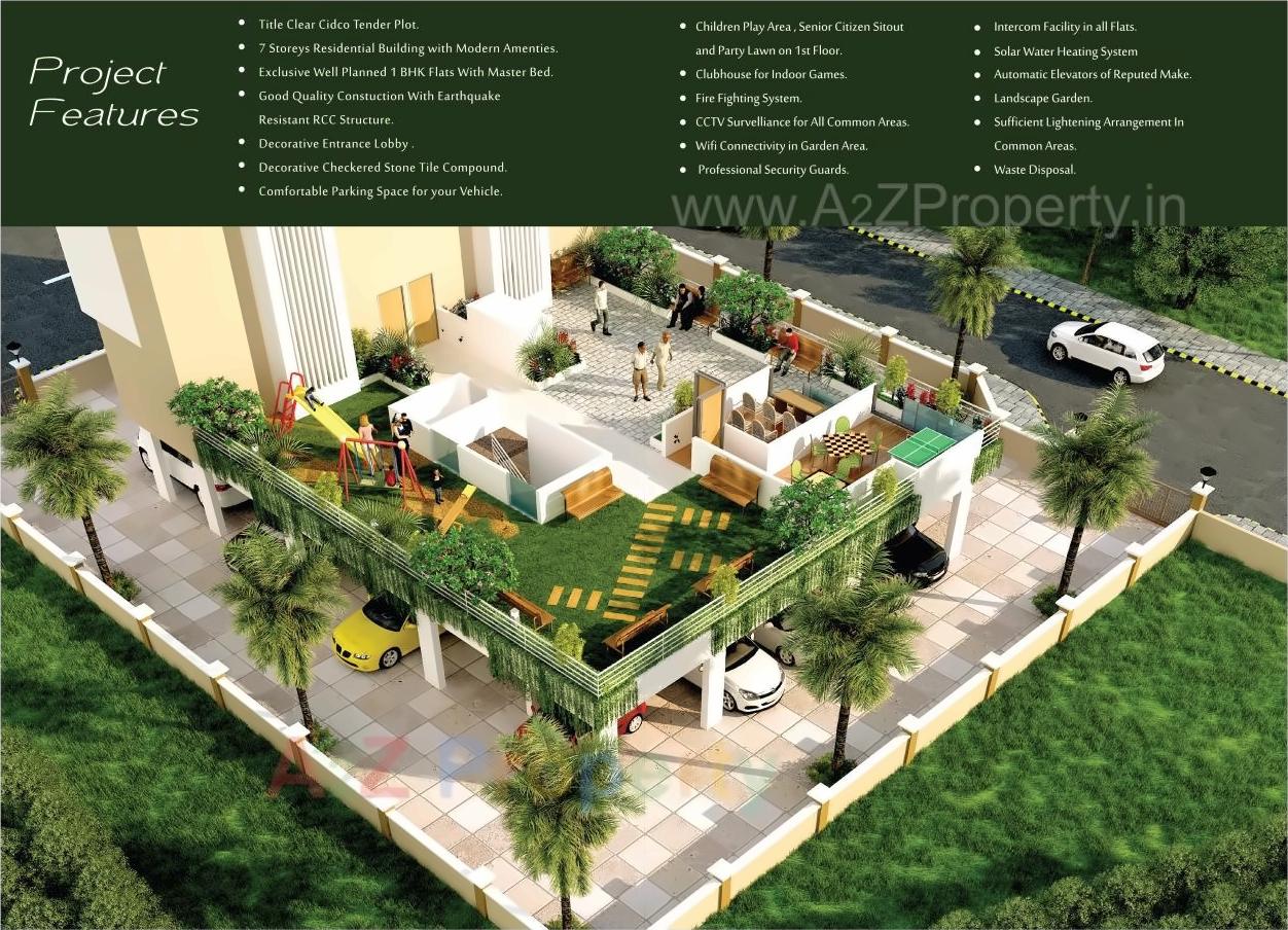 3D Elevation of real estate project Sph Royale located at Kalamboli, Raigarh, Maharashtra