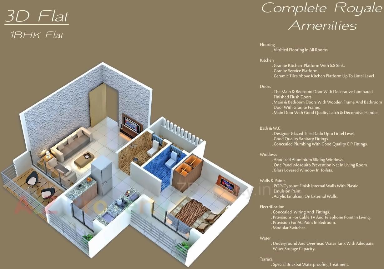 Layout of real estate project Sph Royale located at Kalamboli, Raigarh, Maharashtra