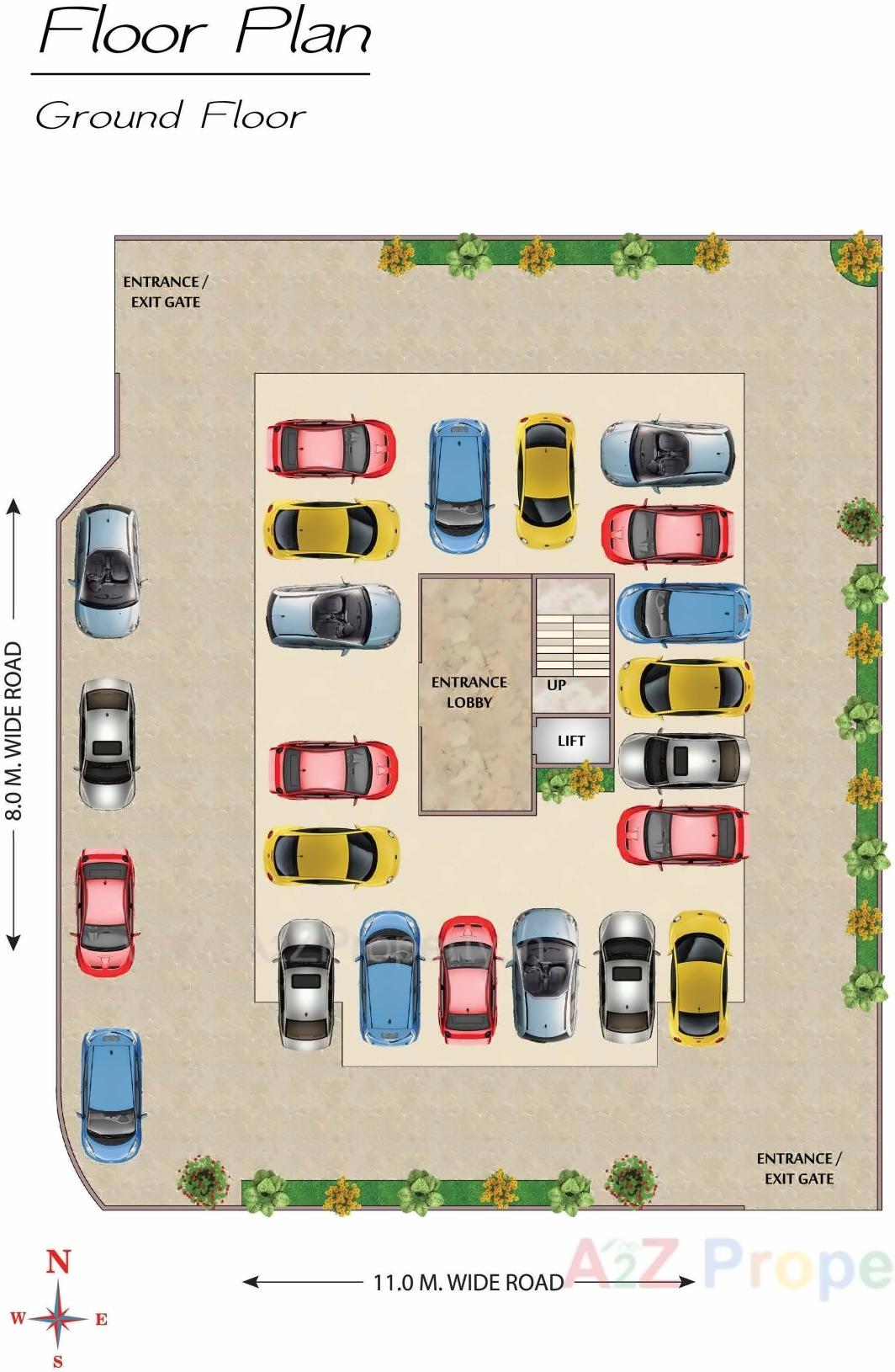Layout of real estate project Sph Royale located at Kalamboli, Raigarh, Maharashtra