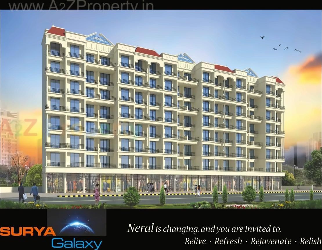 3D Elevation of real estate project Surya Galaxy located at Dhamote, Raigarh, Maharashtra