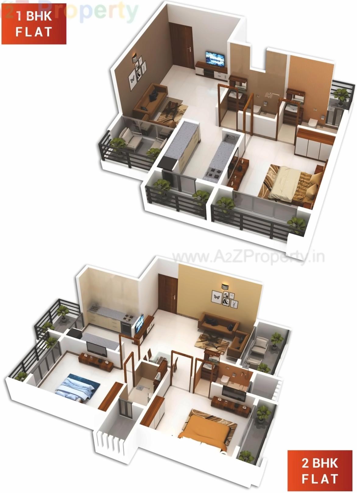 Layout of real estate project Suyash Galaxy located at Kharghar, Raigarh, Maharashtra