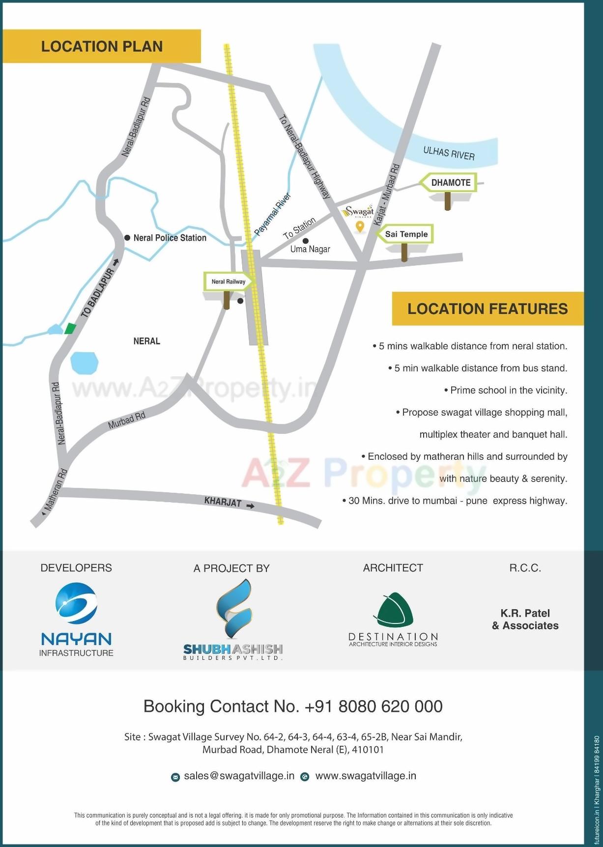  of real estate project Swagat Village located at Dhamote, Raigarh, Maharashtra