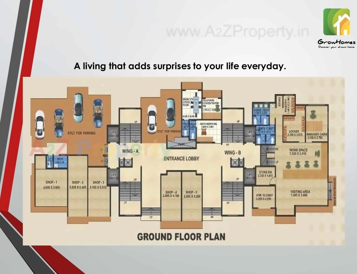 Layout of real estate project Swastik Enterprises located at Panvel, Raigarh, Maharashtra