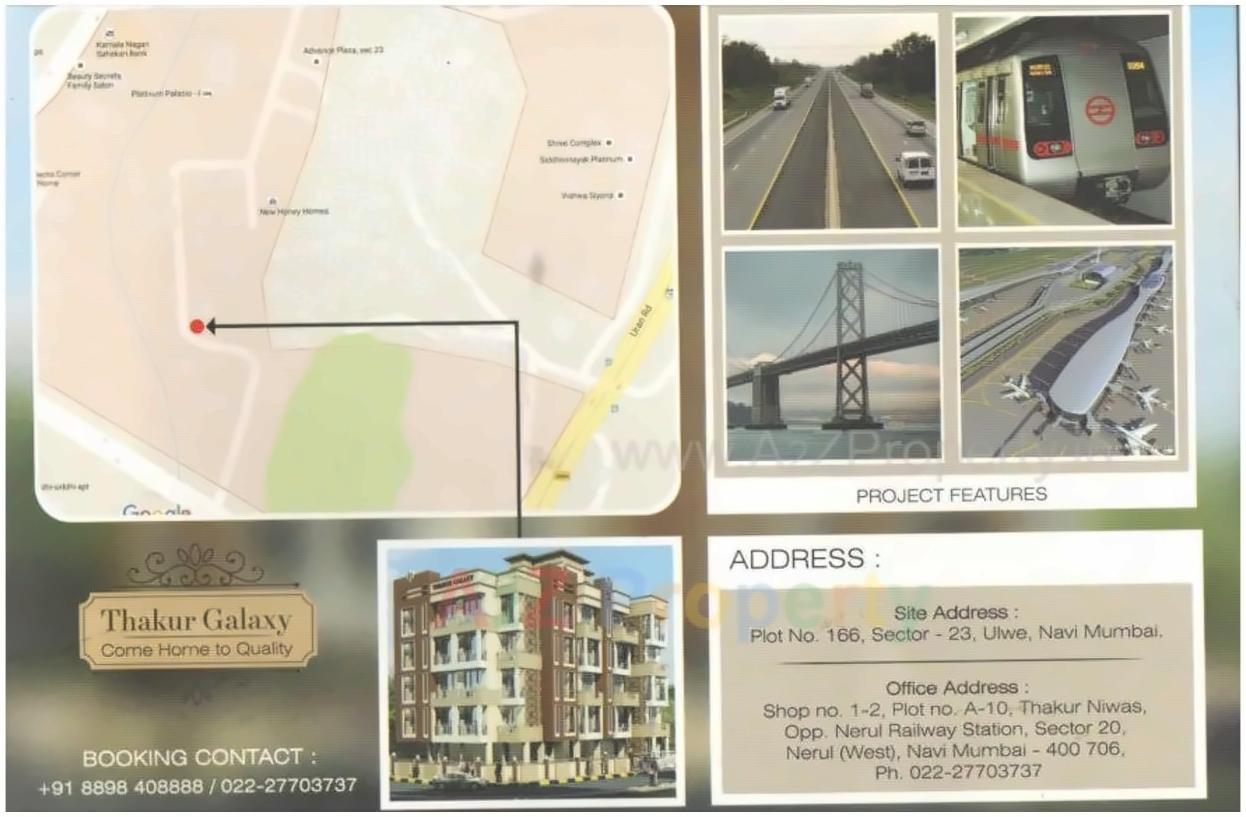  of real estate project Thakur Galaxy located at Ulawe, Raigarh, Maharashtra