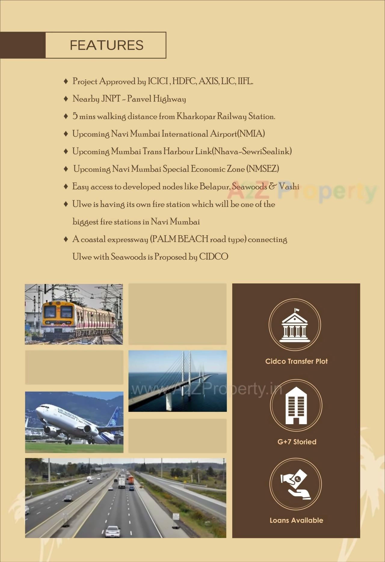  of real estate project The Palm Oak located at Ulawe, Raigarh, Maharashtra