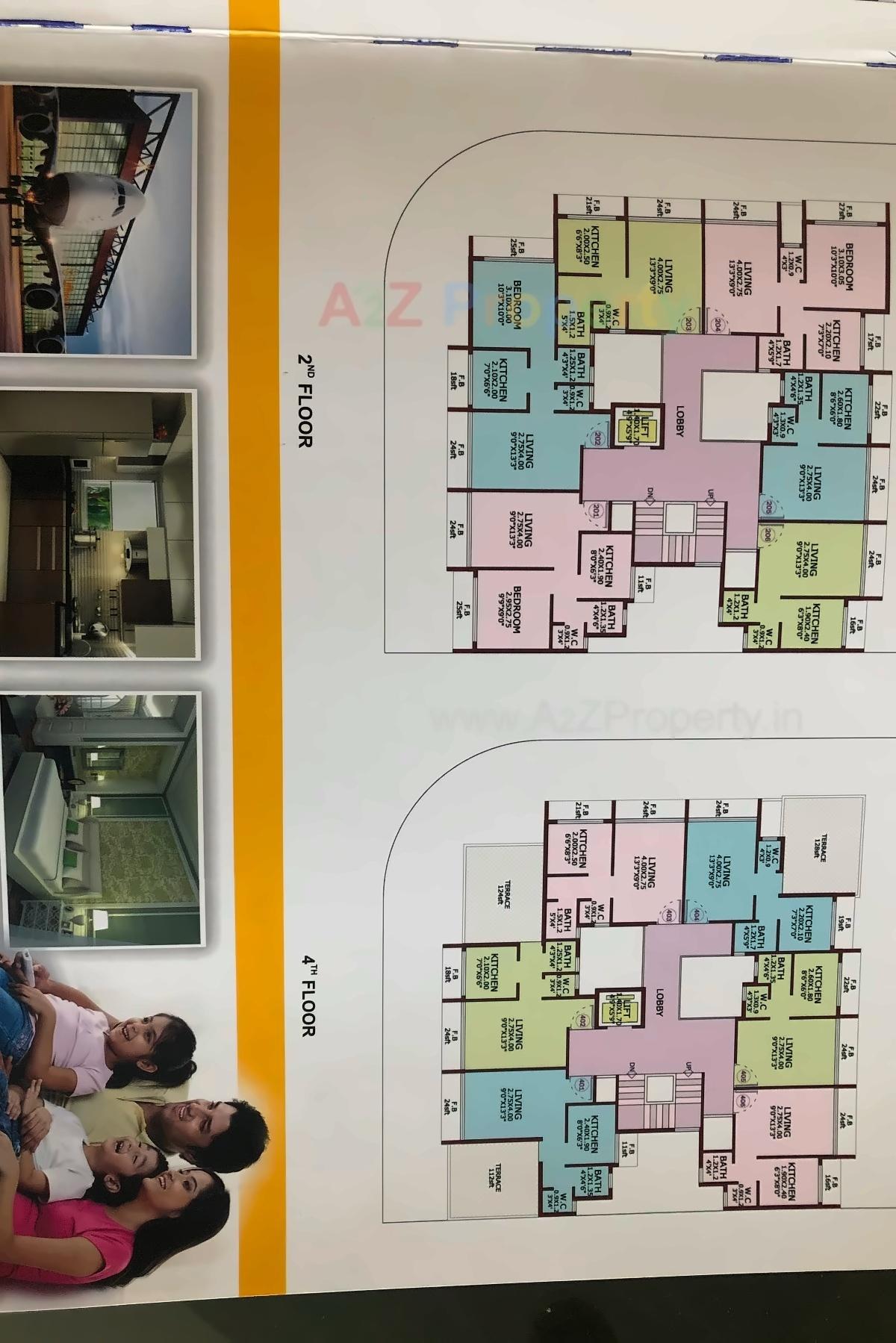 Layout of real estate project Tulsi Aangan located at Uran, Raigarh, Maharashtra