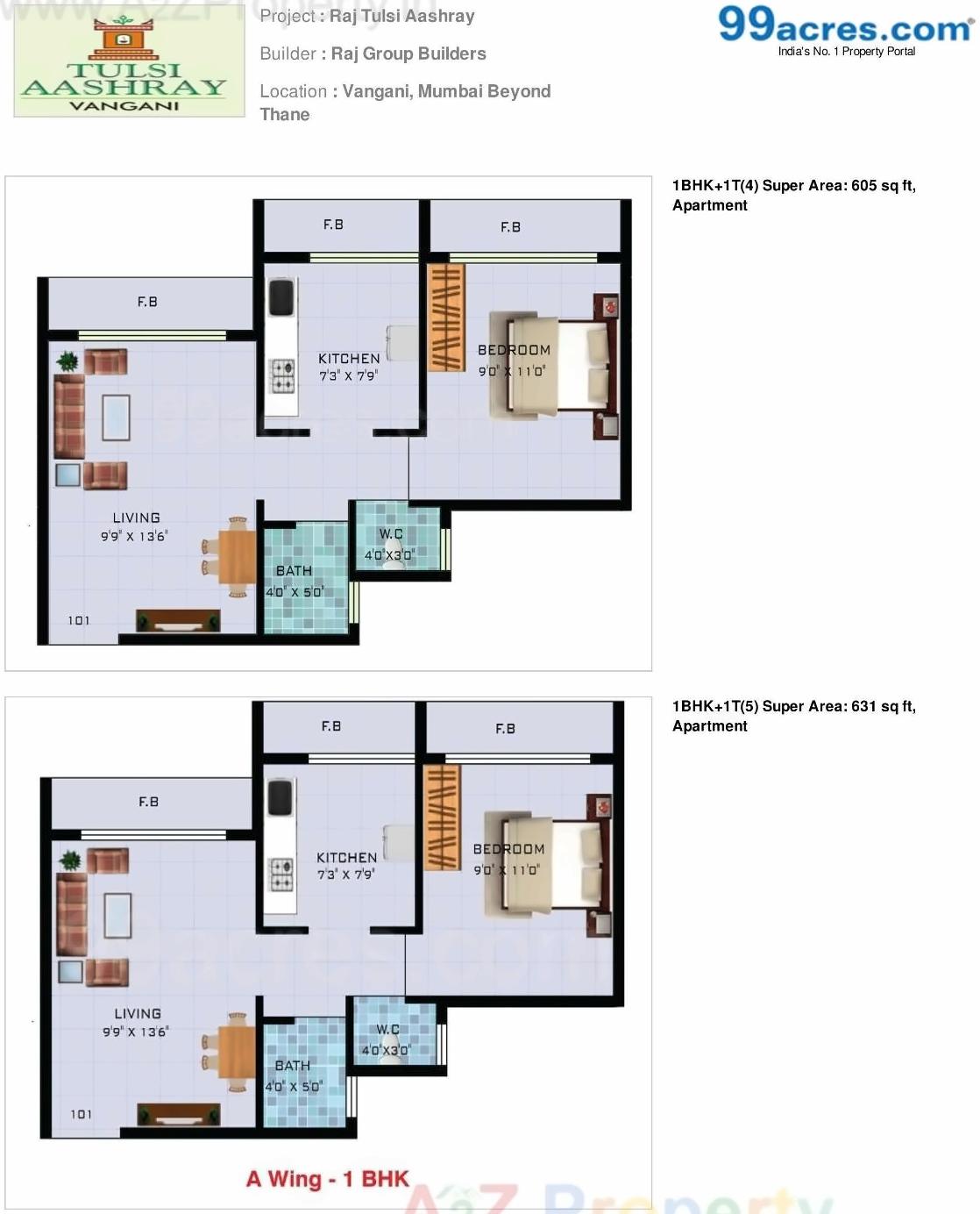 Layout of real estate project Tulsi Aashray located at Pashane, Raigarh, Maharashtra