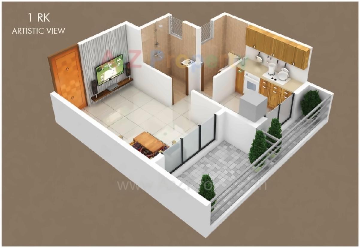  of real estate project Tulsi Kalash City located at Karade-kh, Raigarh, Maharashtra