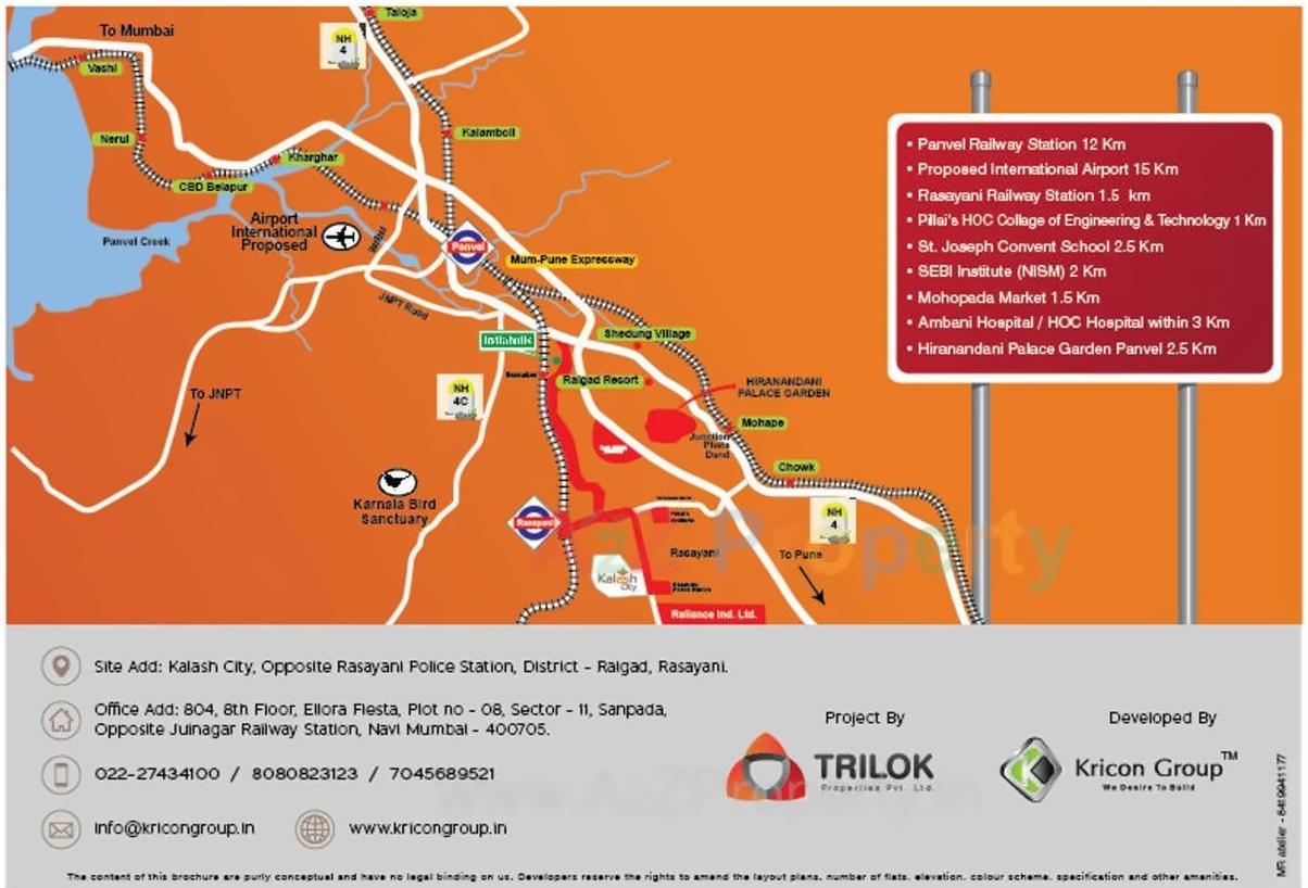  of real estate project Tulsi Kalash City located at Karade-kh, Raigarh, Maharashtra