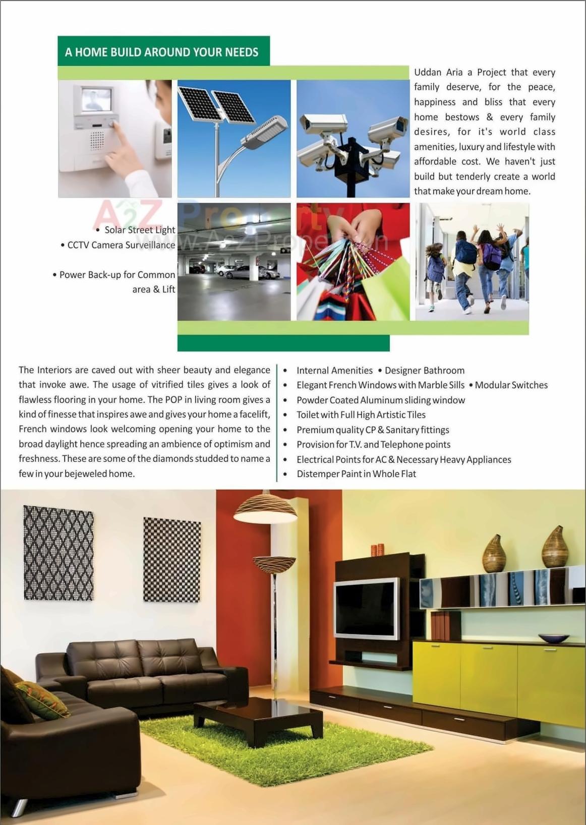 3D Elevation of real estate project Udaan Aria located at Chinchawali, Raigarh, Maharashtra