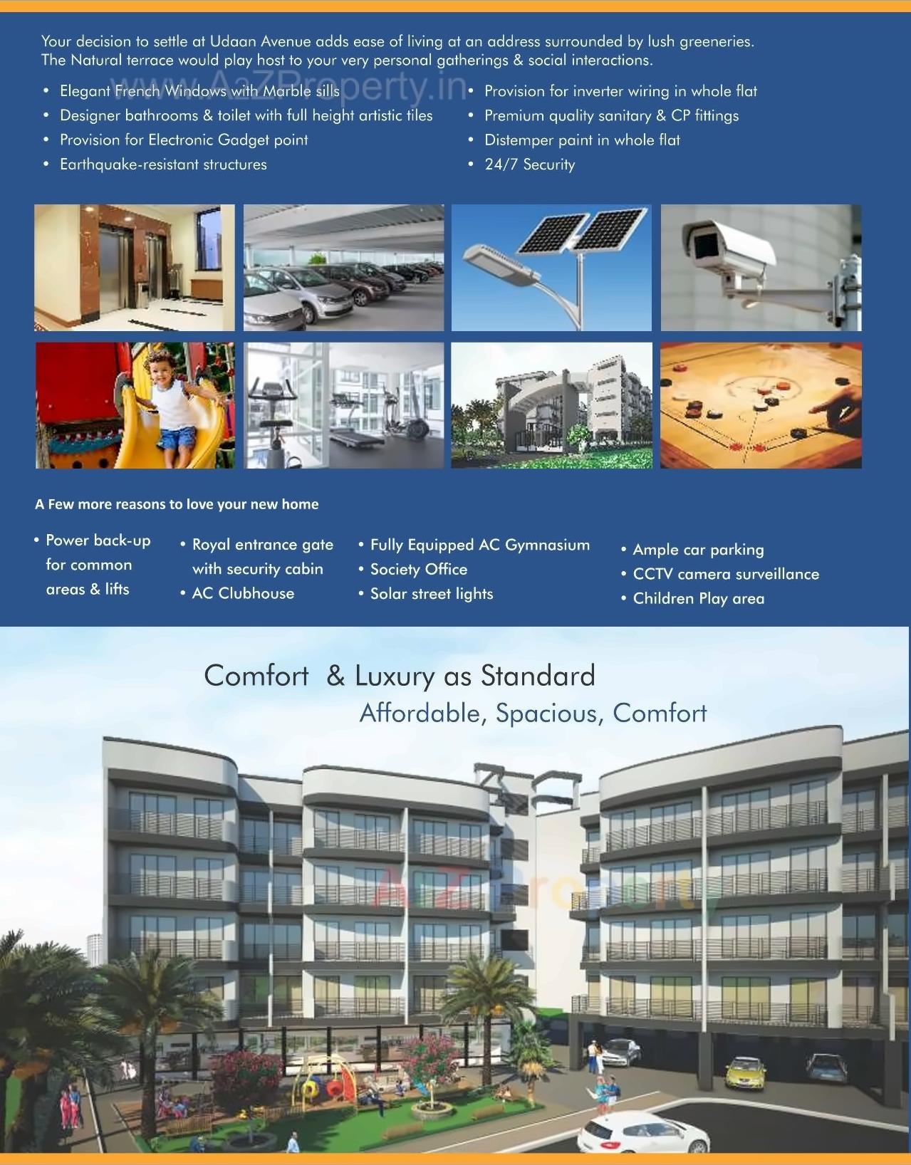 3D Elevation of real estate project Udaan Avenue located at Neral, Raigarh, Maharashtra