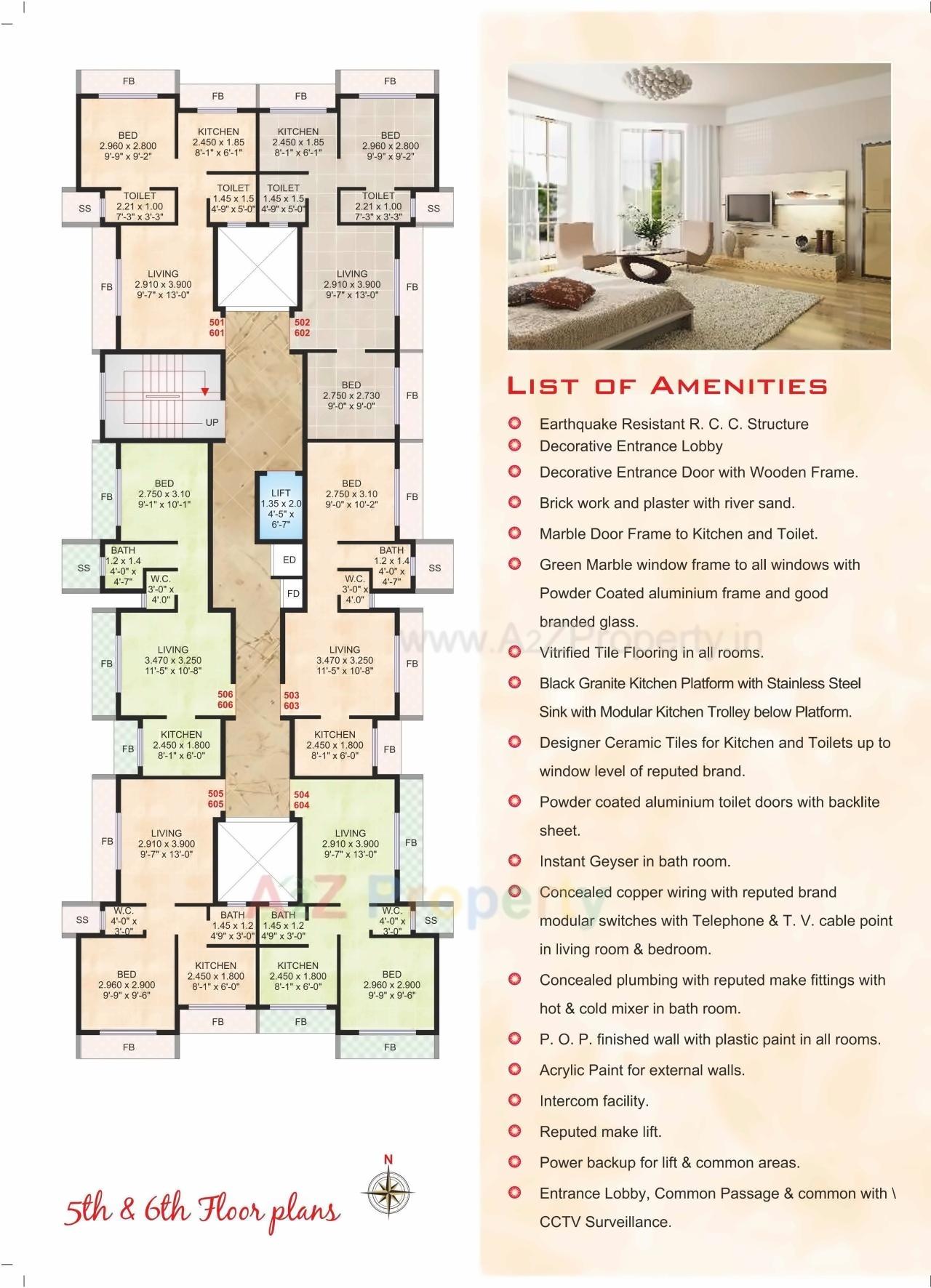 Layout of real estate project Uma Pride located at Ulawe, Raigarh, Maharashtra