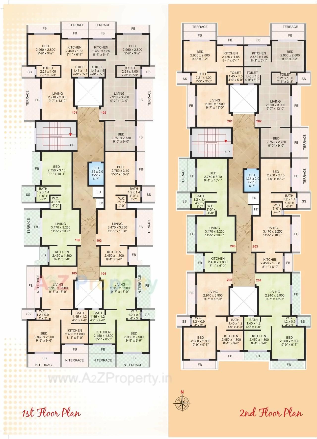 Layout of real estate project Uma Pride located at Ulawe, Raigarh, Maharashtra