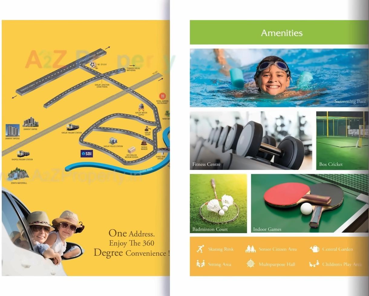  of real estate project Unimont Aurum located at Karjat, Raigarh, Maharashtra