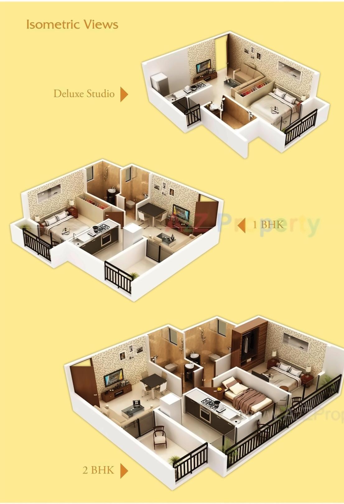 Layout of real estate project Unimont Aurum located at Karjat, Raigarh, Maharashtra
