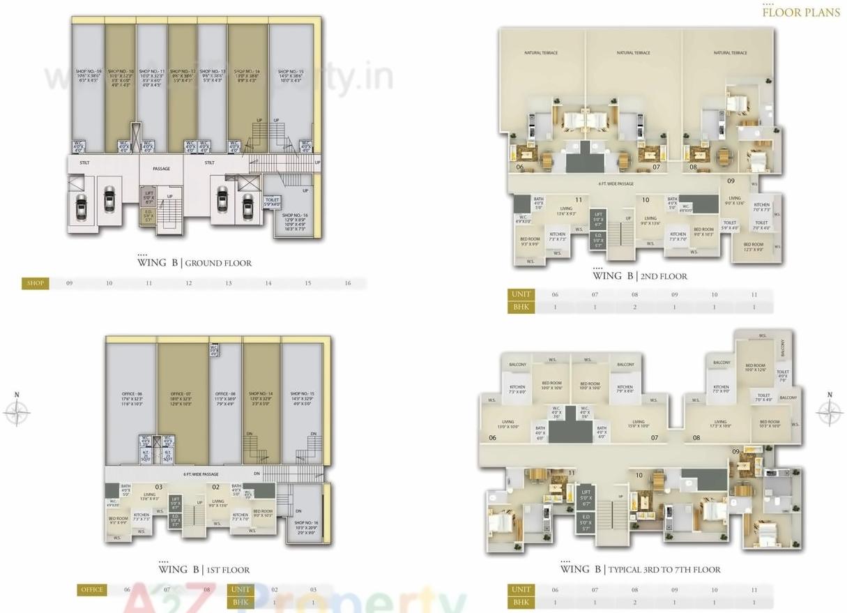 Layout of real estate project Unimont Empire located at Khopoli, Raigarh, Maharashtra