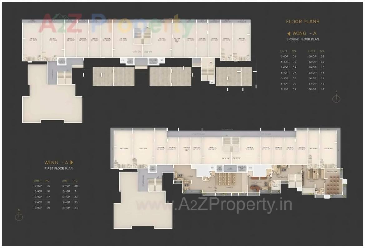 Layout of real estate project Unimont Imperia located at Warose-tarf-wankhal, Raigarh, Maharashtra