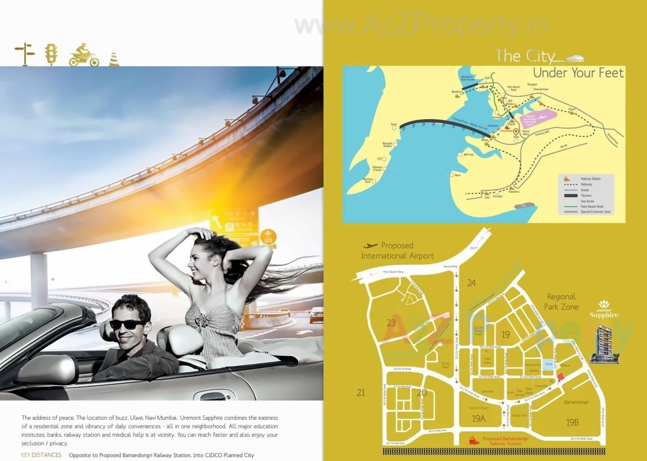  of real estate project Unimont Sapphire located at Ulawe, Raigarh, Maharashtra