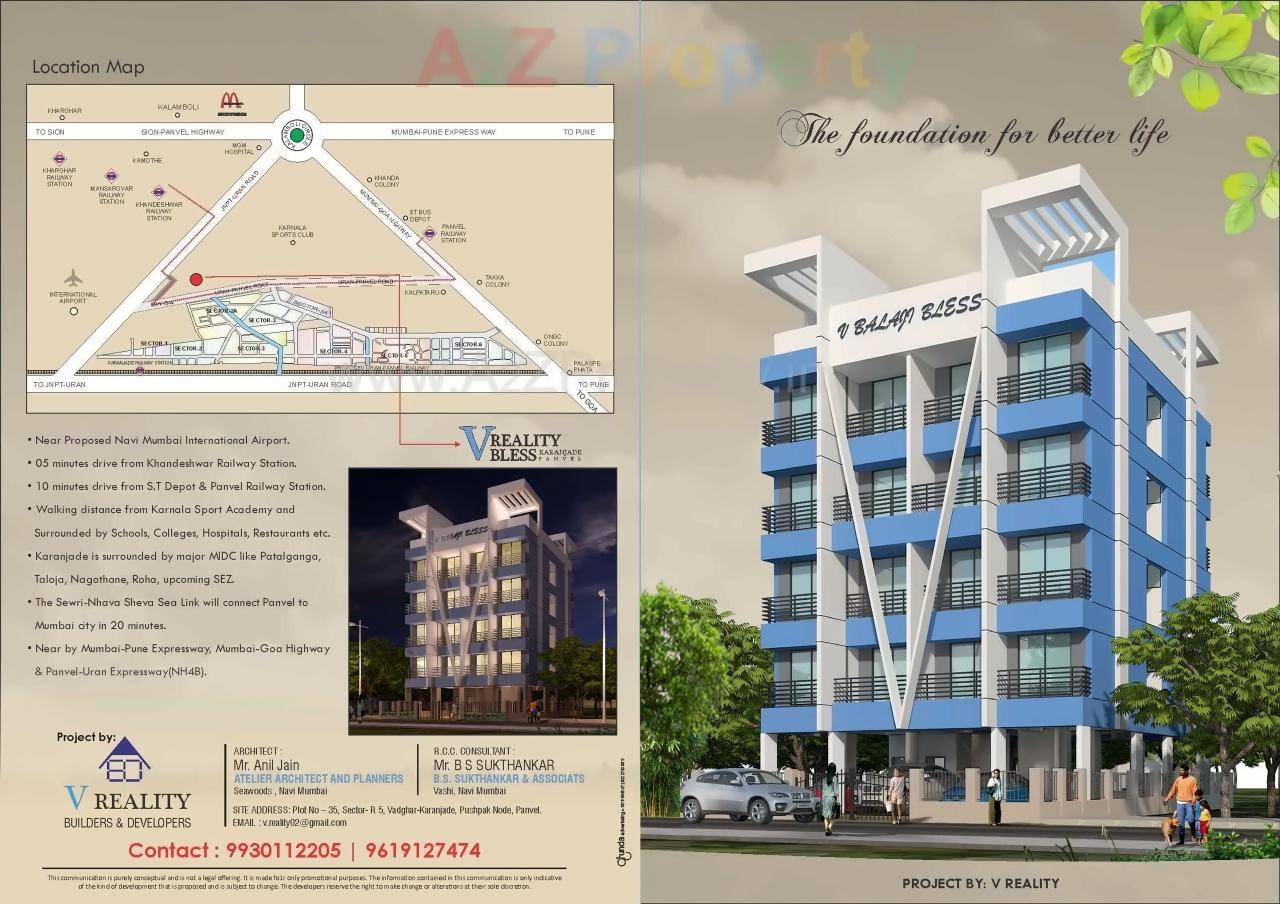  of real estate project V Balaji Bless located at Vadghar-ct, Raigarh, Maharashtra