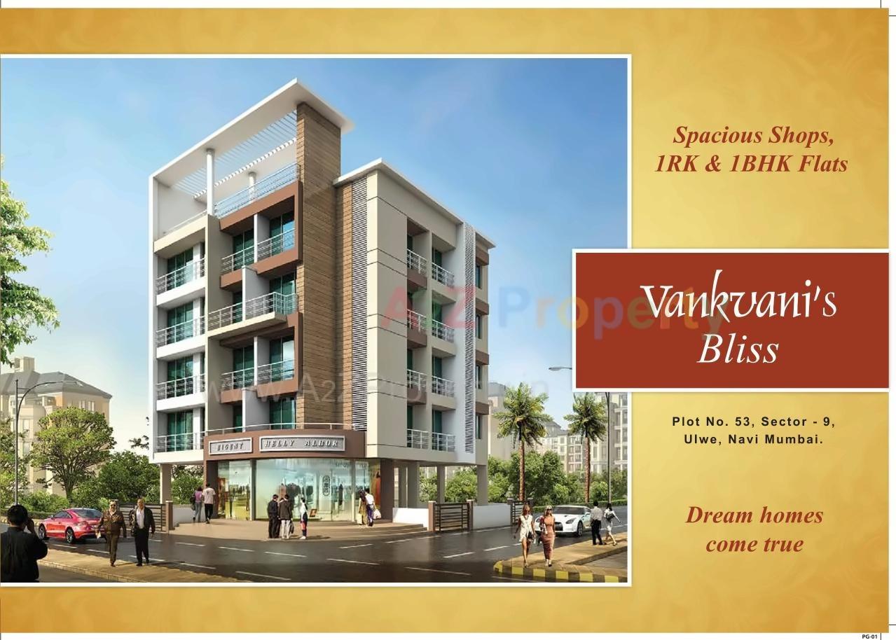 3D Elevation of real estate project Vankvanis Bliss located at Ulawe, Raigarh, Maharashtra
