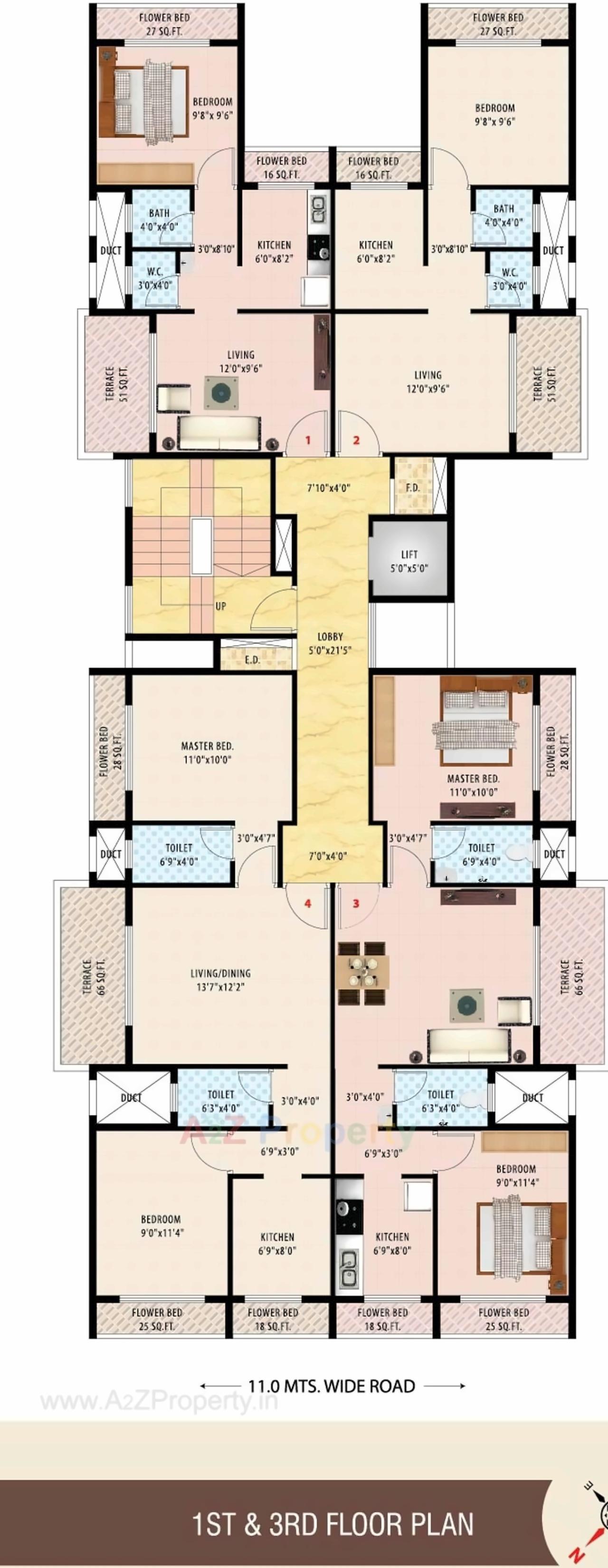 Layout of real estate project Vankvanis Ela located at Ulawe, Raigarh, Maharashtra