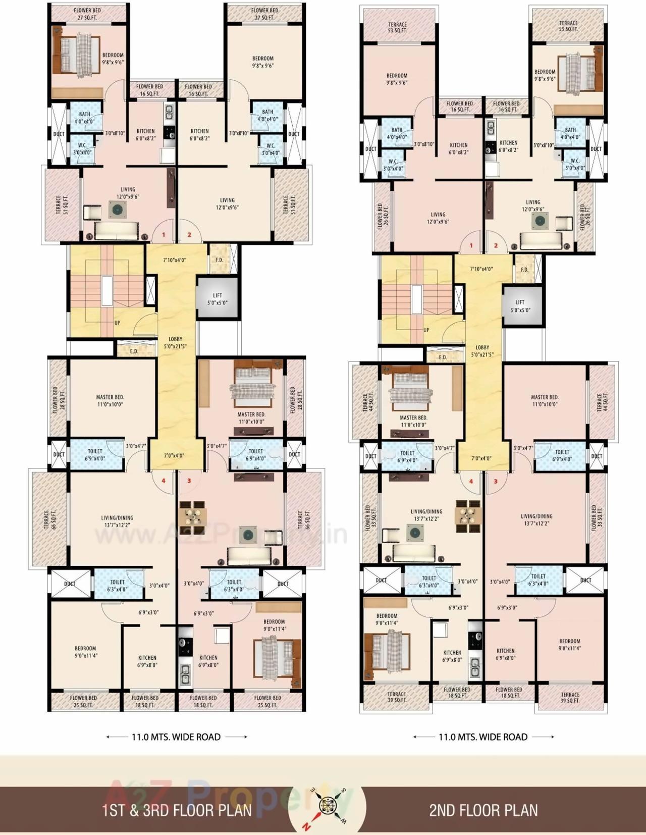 Layout of real estate project Vankvanis Ela located at Ulawe, Raigarh, Maharashtra
