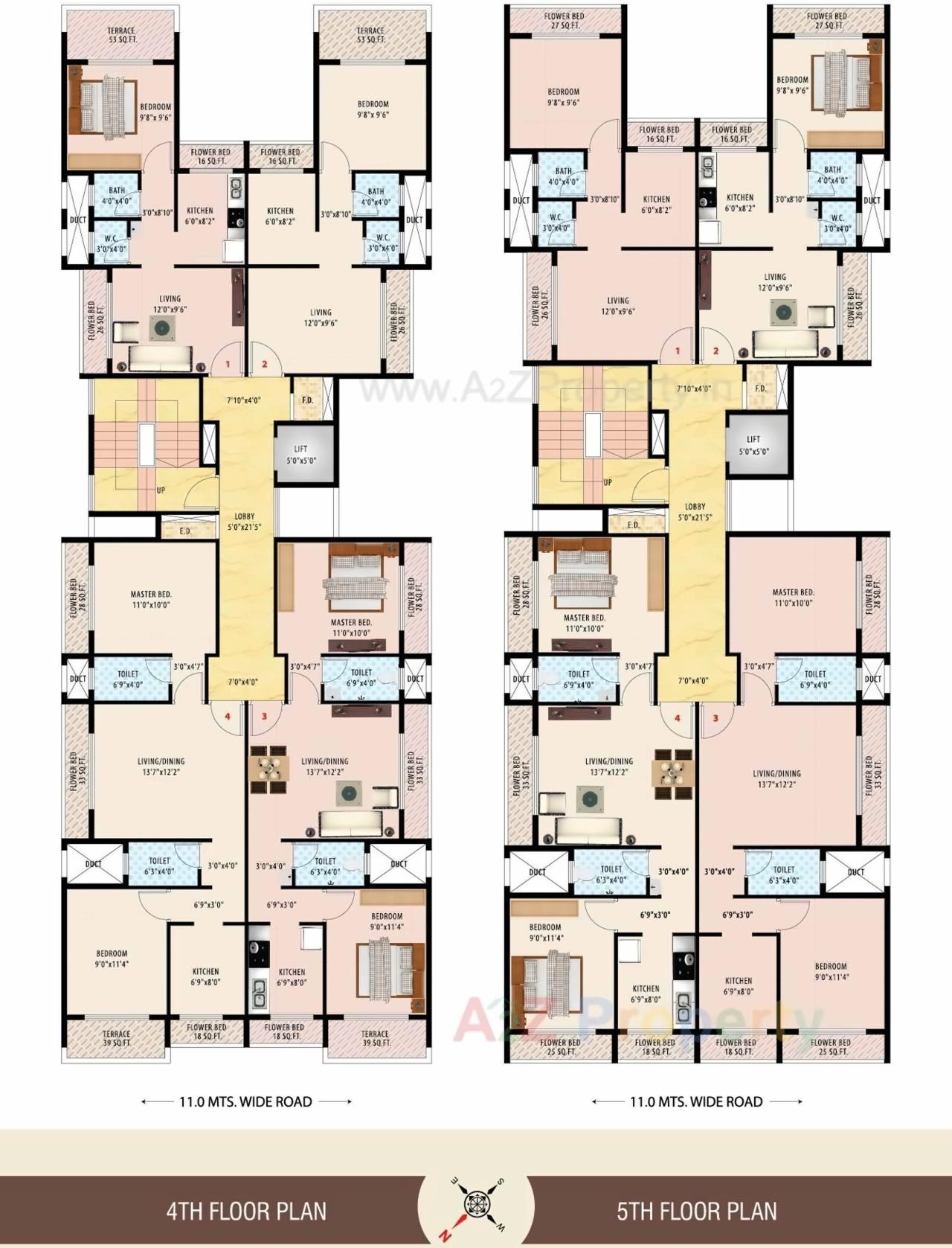 Layout of real estate project Vankvanis Ela located at Ulawe, Raigarh, Maharashtra