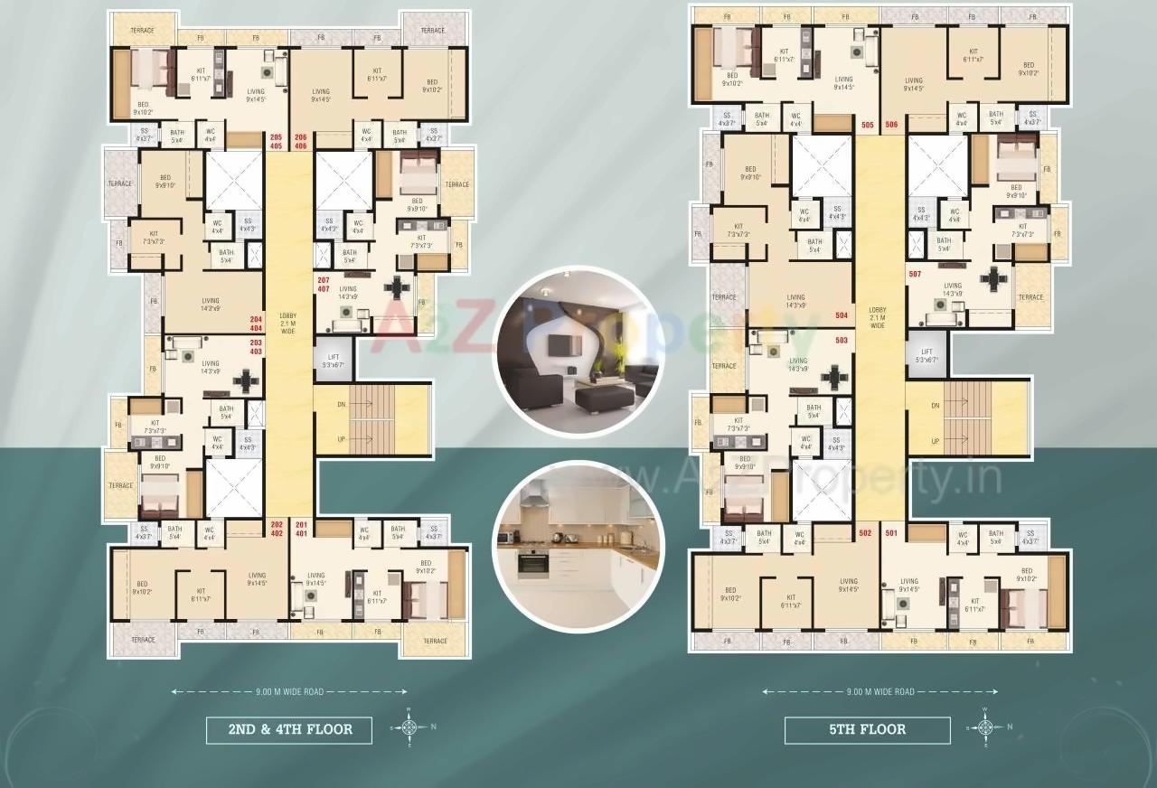 Layout of real estate project Venus Heights located at Taloje-panchnad-, Raigarh, Maharashtra