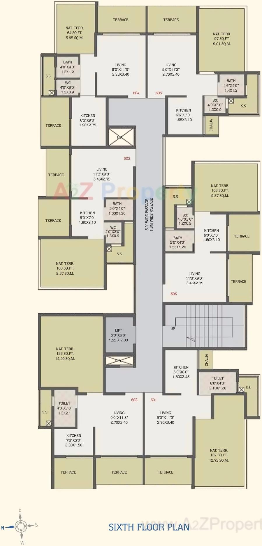 Layout of real estate project Vighnesh located at Karanjade, Raigarh, Maharashtra