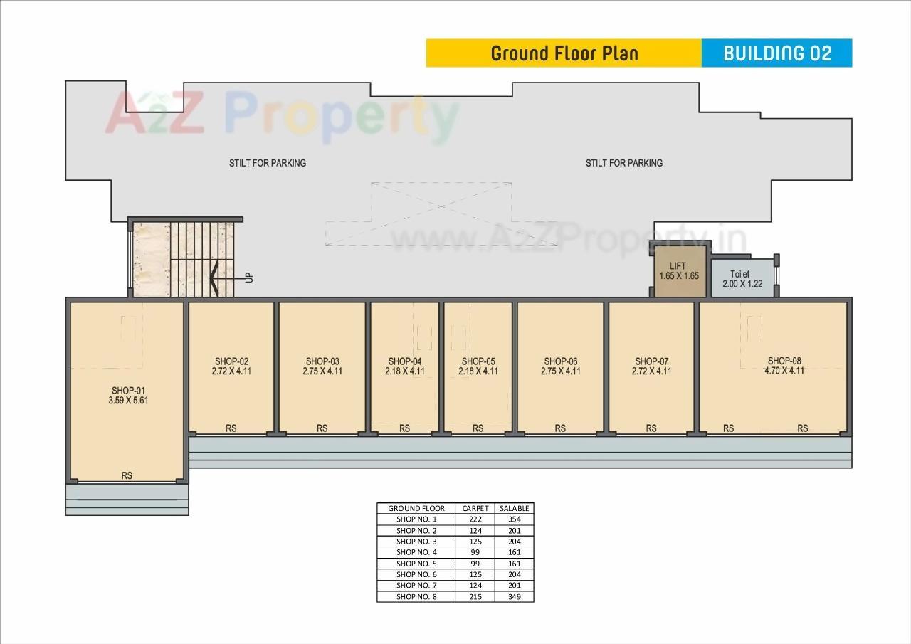 Layout of real estate project Vinayak Sankul located at Dahiwali-t-waredi, Raigarh, Maharashtra