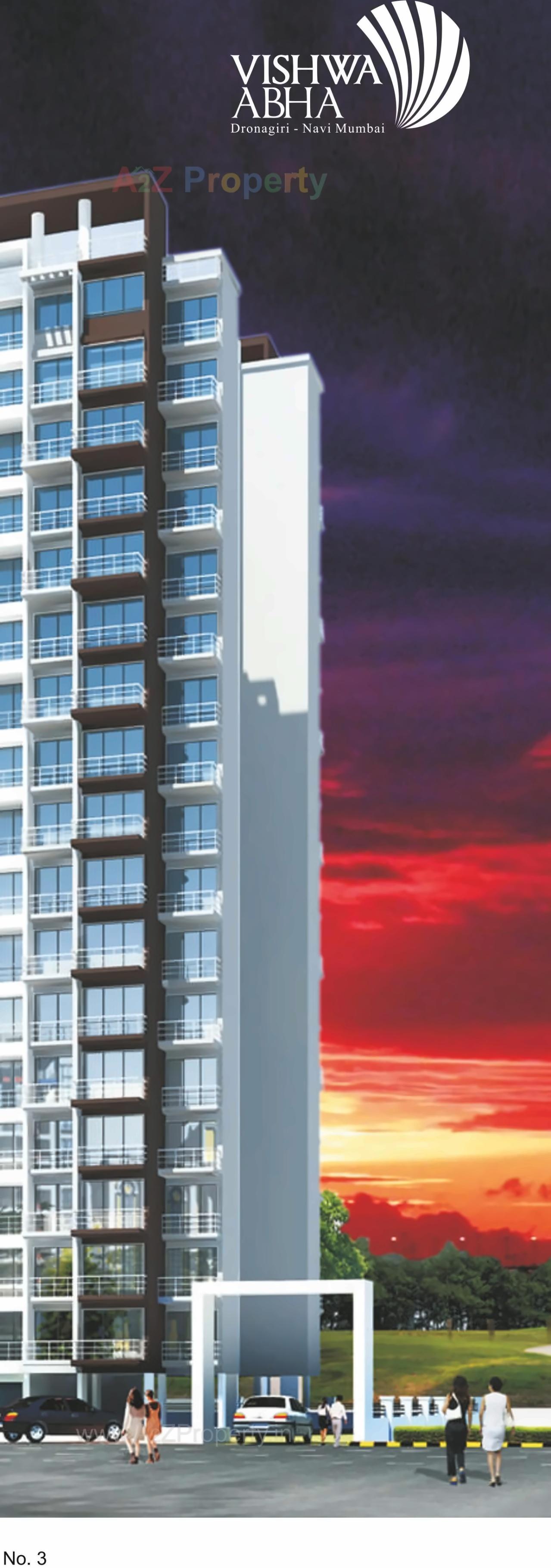 3D Elevation of real estate project Vishwa Abha located at Uran, Raigarh, Maharashtra