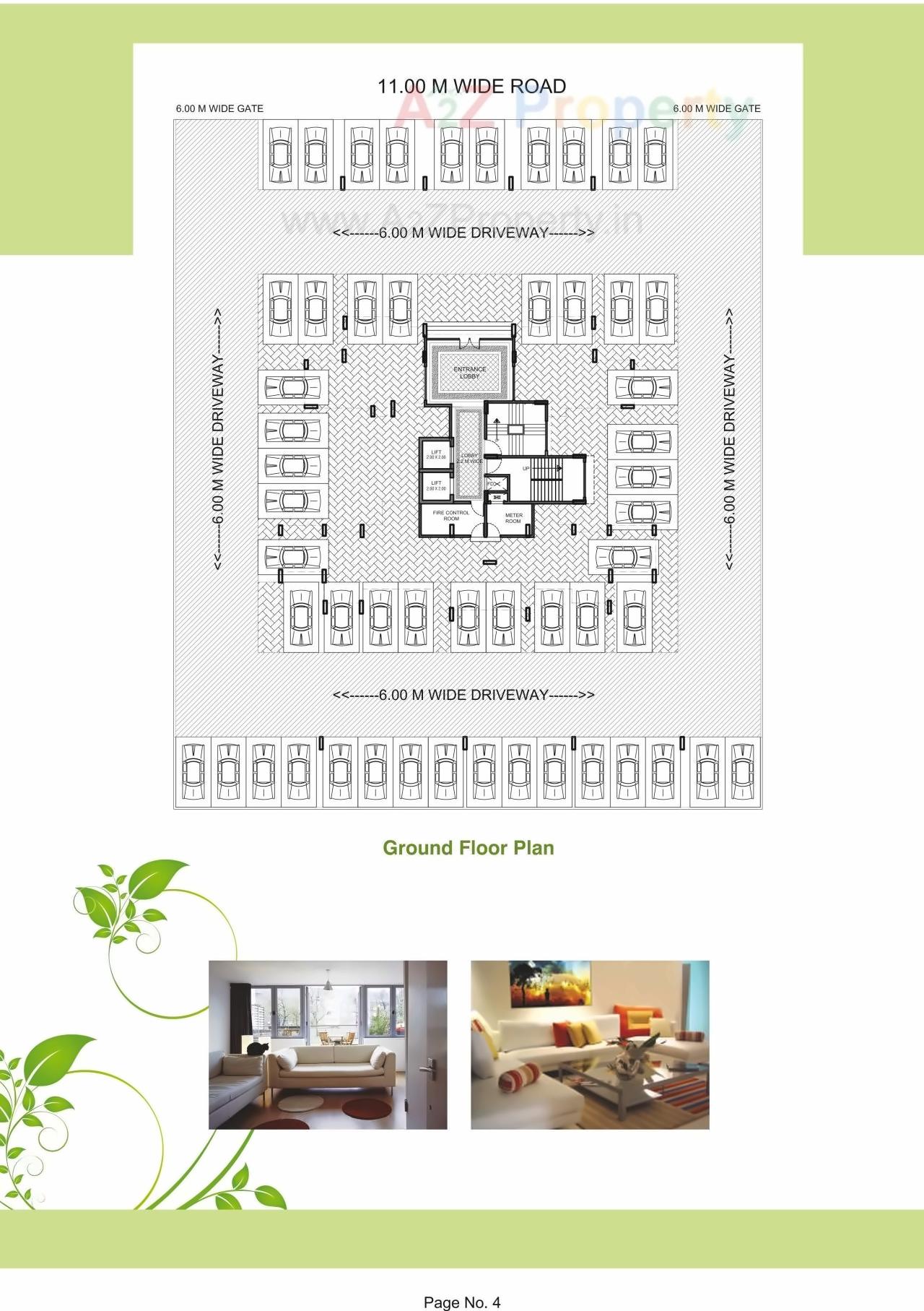 Layout of real estate project Vishwa Abha located at Uran, Raigarh, Maharashtra
