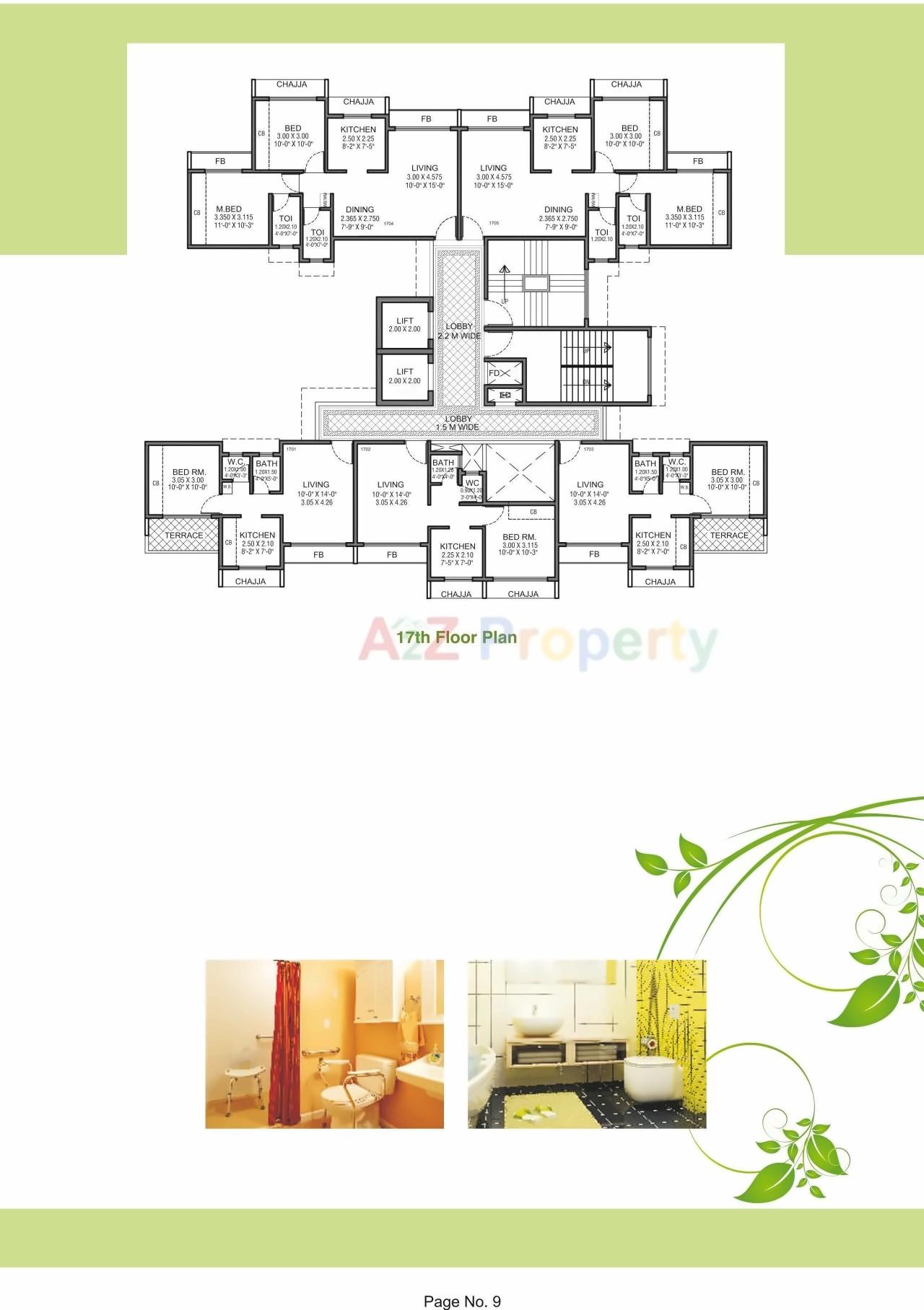 Layout of real estate project Vishwa Abha located at Uran, Raigarh, Maharashtra