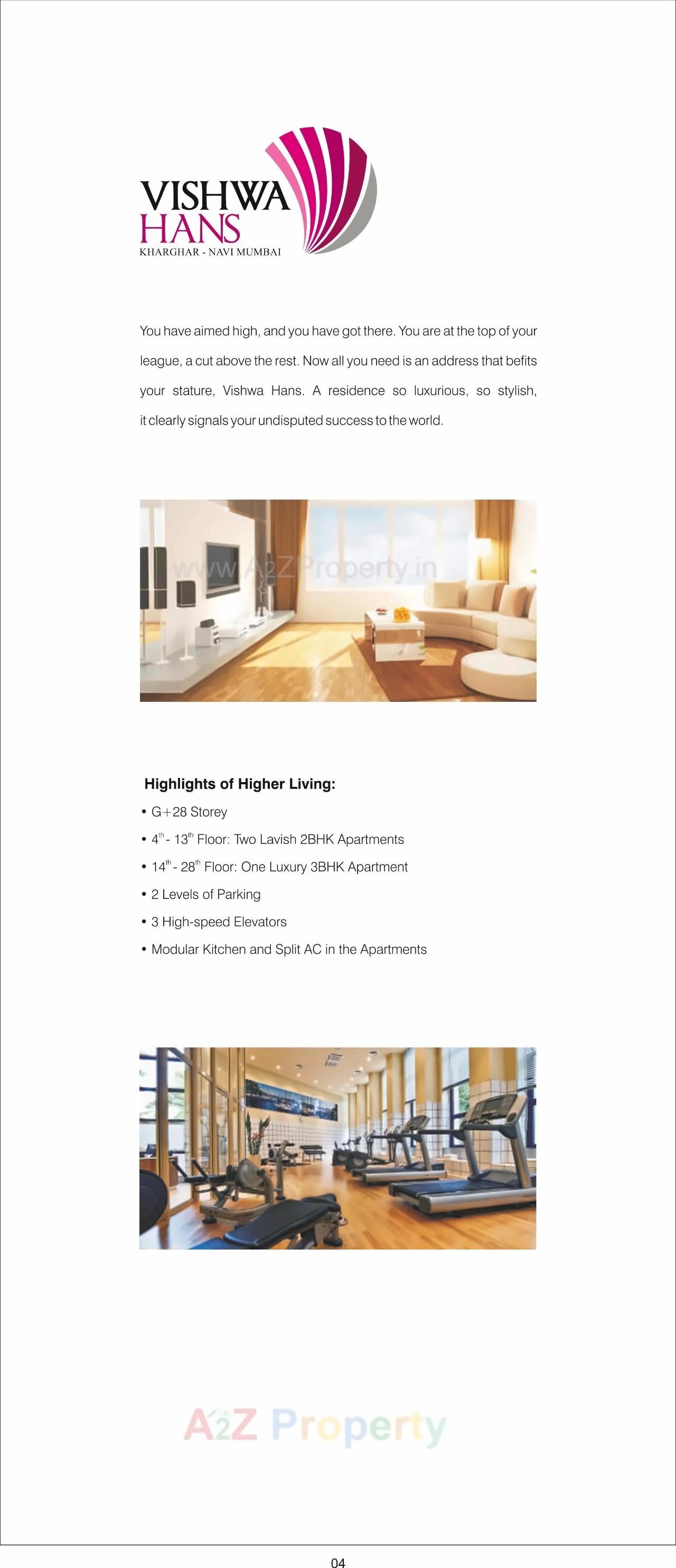  of real estate project Vishwa Hans located at Kharghar, Raigarh, Maharashtra