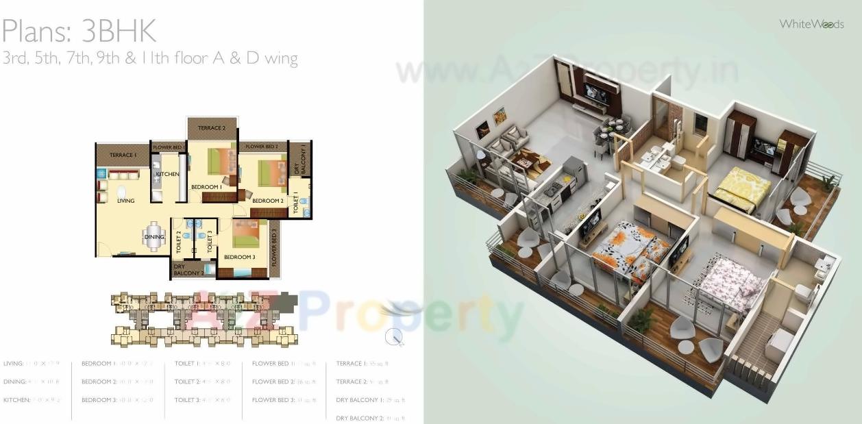 Image 29376 5 of real estate project White Jasmine located at Ulawe, Raigarh, Maharashtra